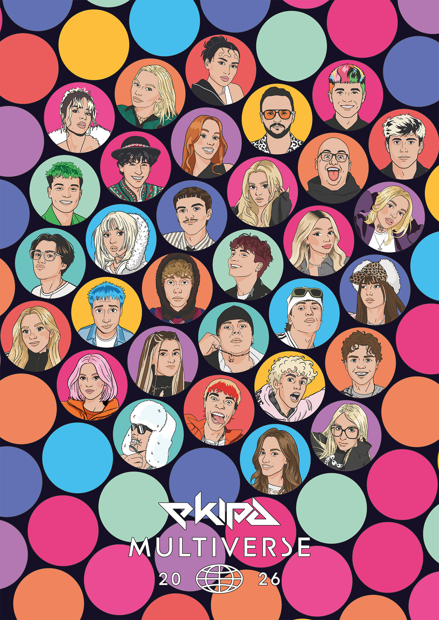 Plakat EKIPA MULTIVERSE FACES